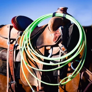 Saddle with Green Rope